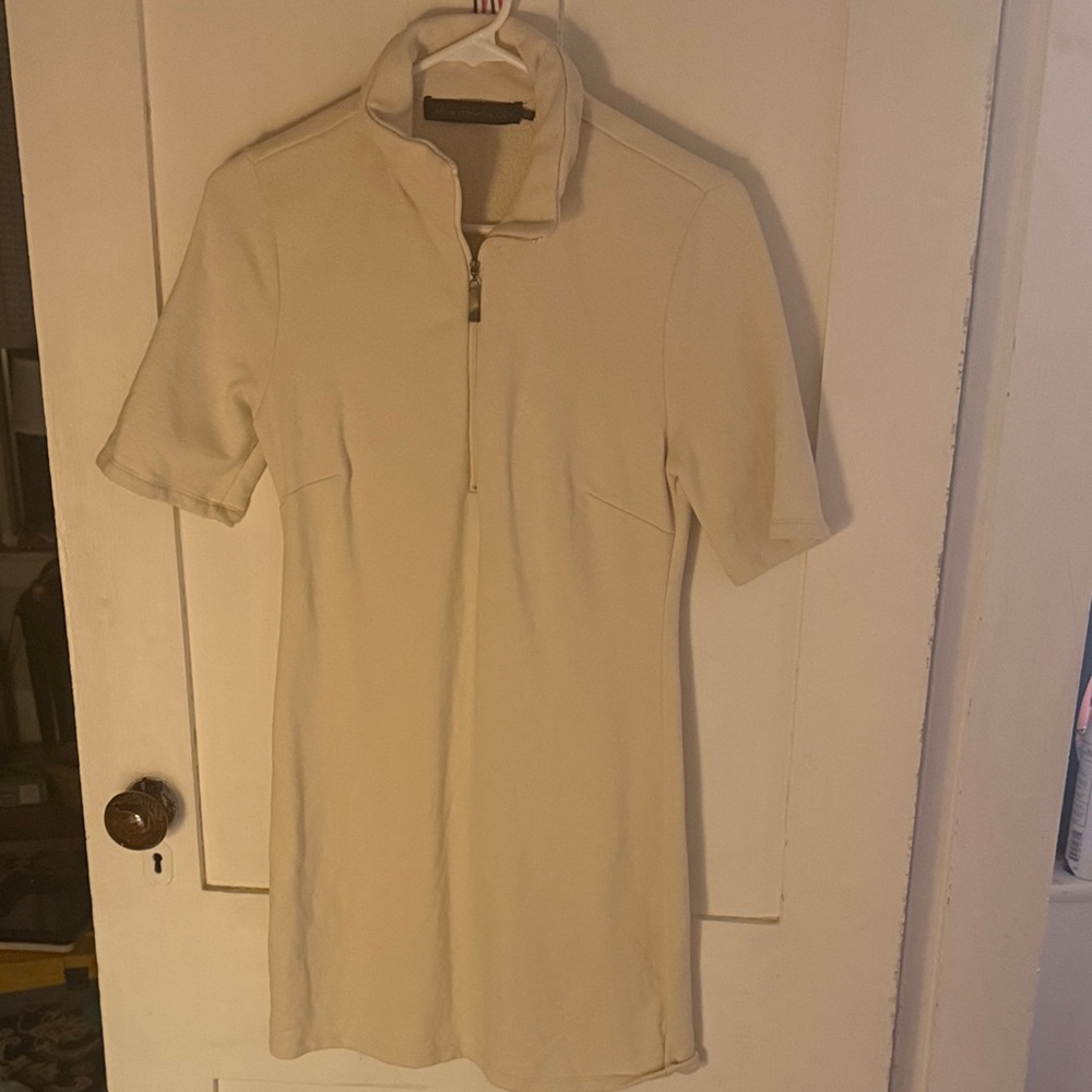 House of Harlow 1960 Cream Polo mini dress